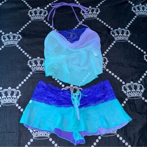 Frederick's of Hollywood Lace Lingerie Set